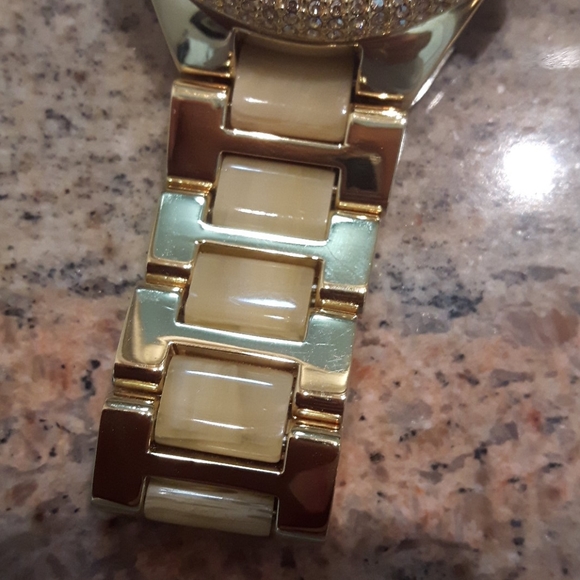 Michael Kors gold tone crystal watch - Picture 3 of 5